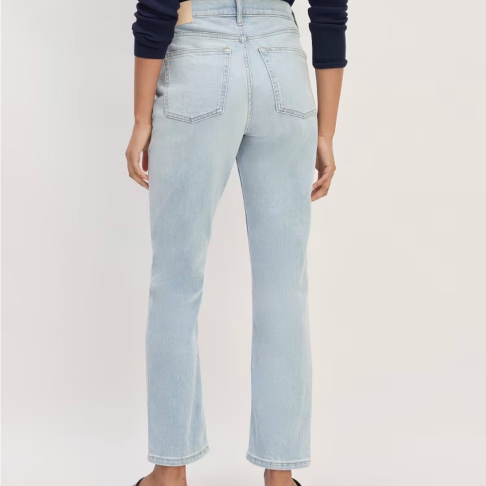 Evelane original cheeky Jean size 28 worn only a few times. Color sky blue